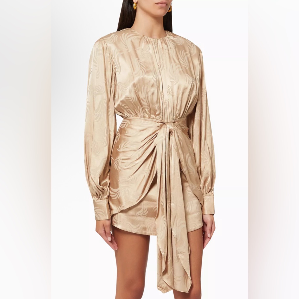 Nwt Significant Other “Lila” Cutout Midi Dress Fawn Size 8